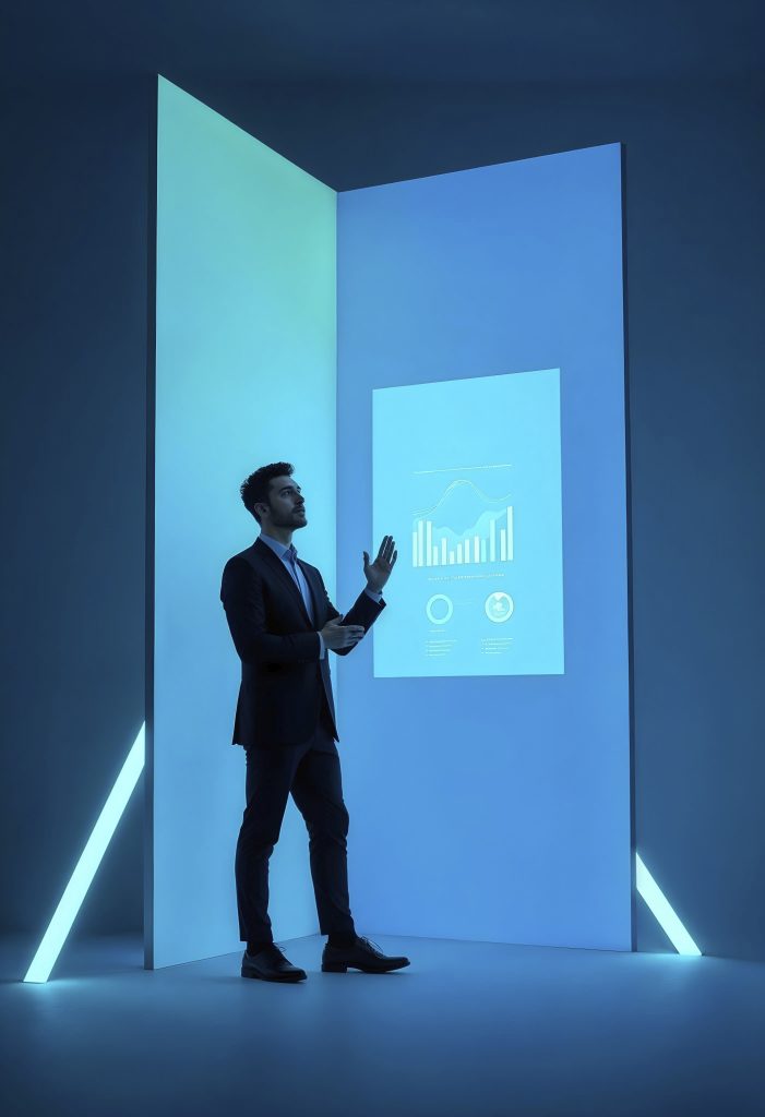 personnes travaillant avec des dispositifs actionnes par l ia